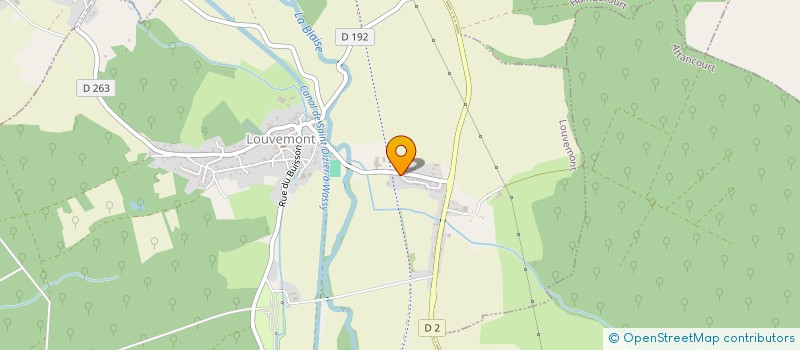 localisation de l'entreprise AG RENOVATION à LOUVEMONT