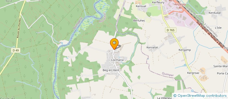 localisation de l'entreprise AG RENOVATION à GUIDEL