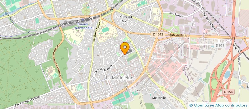 localisation de l'entreprise AG RENOVATION  EVREUX