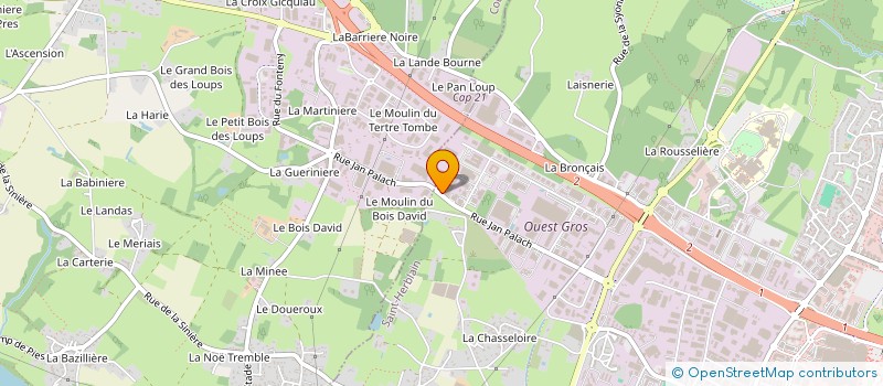 localisation de l'entreprise AG RENOVE à SAINT-HERBLAIN