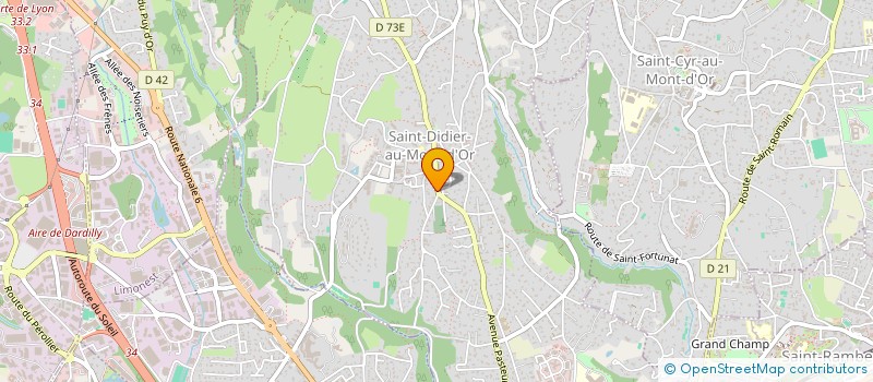 localisation de l'entreprise AG REPUBLIQUE  SAINT-DIDIER-AU-MONT-D'OR