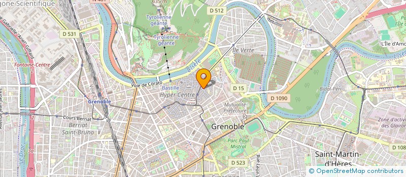 localisation de l'entreprise AG RH CONSEIL à GRENOBLE