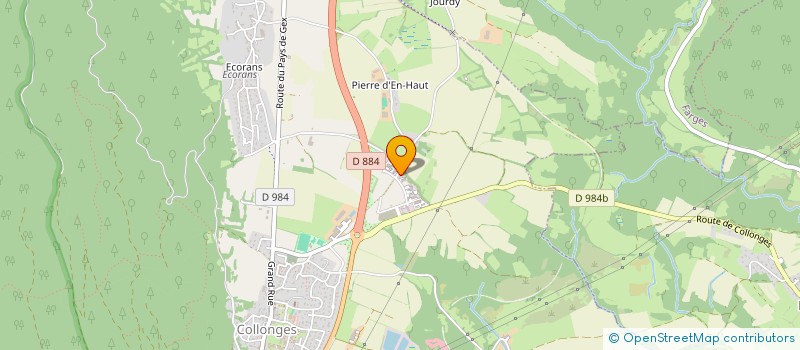 localisation de l'entreprise AG SANITAIRE à COLLONGES