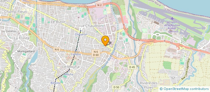 localisation de l'entreprise AG SARL à SAINT-DENIS