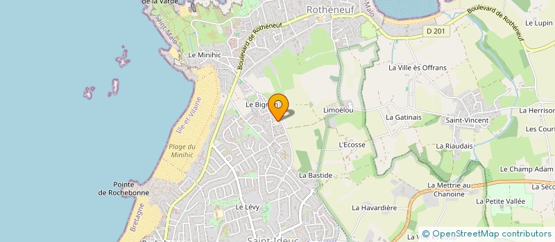 localisation de l'entreprise AG SAS CONSEIL à SAINT-MALO