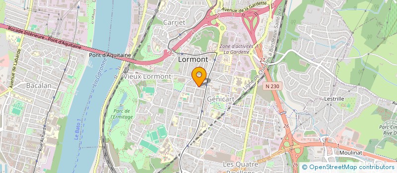 localisation de l'entreprise AG SECURITE PRIVEE & INTERVENTION CANINE  LORMONT