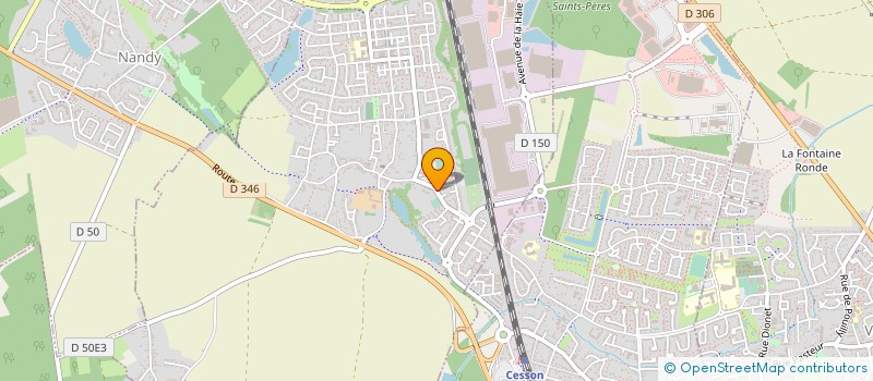 localisation de l'entreprise AG SECURITY  SAVIGNY-LE-TEMPLE