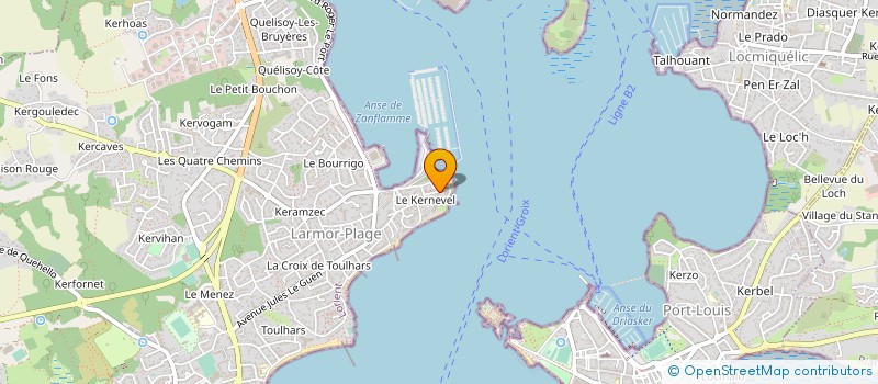 localisation de l'entreprise AG SELECTION  LARMOR-PLAGE