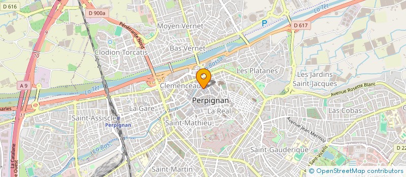 localisation de l'entreprise AG SERRURERIE  PERPIGNAN