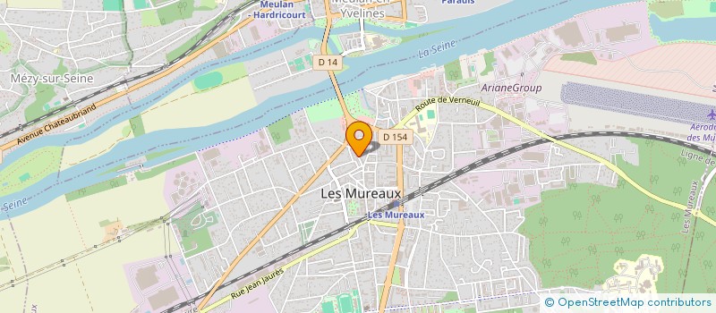 localisation de l'entreprise AG SERVICE à LES MUREAUX