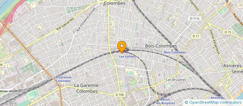 localisation de l'entreprise AG SERVICES à LA GARENNE-COLOMBES