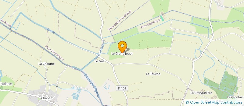 localisation de l'entreprise AG SERVICES 79  PRIN-DEYRANCON