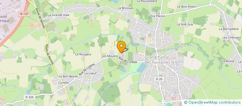 localisation de l'entreprise AG SERVICES à GRANDCHAMP-DES-FONTAINES
