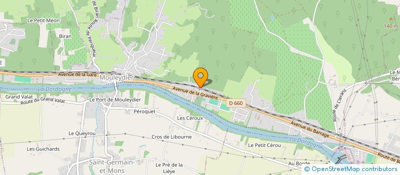 localisation de l'entreprise AG SERVICES EURL à MOULEYDIER