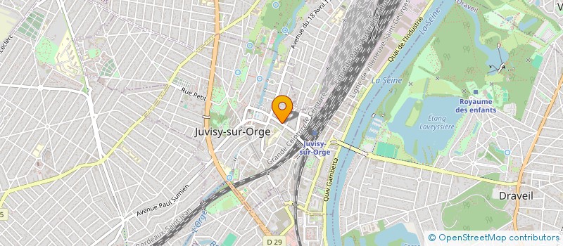 localisation de l'entreprise AG SERVICES EXPRESS à JUVISY-SUR-ORGE