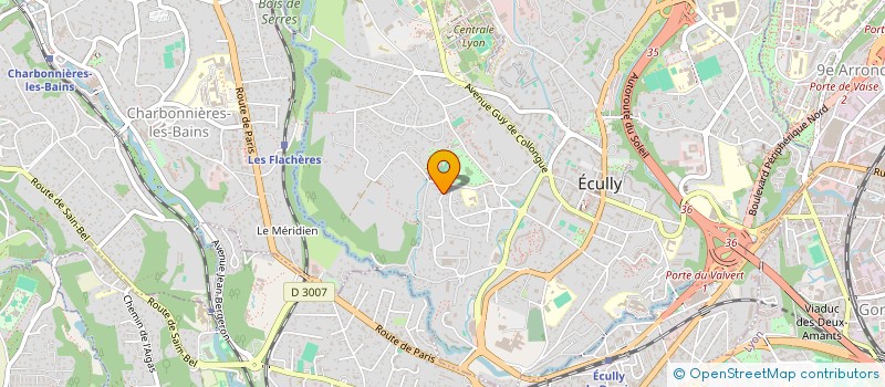 localisation de l'entreprise AG SQUARE  ECULLY