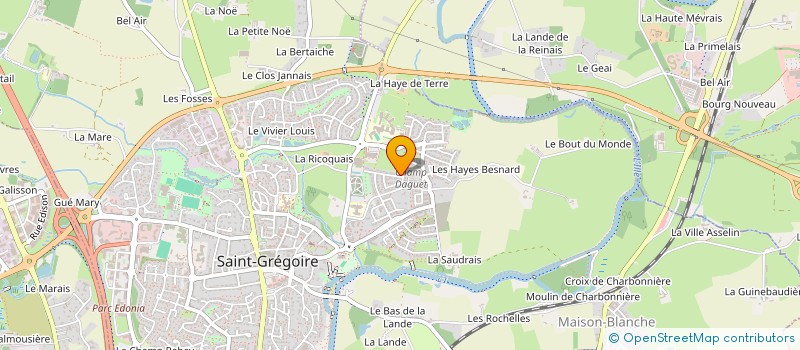 localisation de l'entreprise AG START à SAINT-GREGOIRE