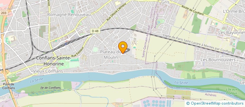 localisation de l'entreprise AG SYS  CONFLANS-SAINTE-HONORINE