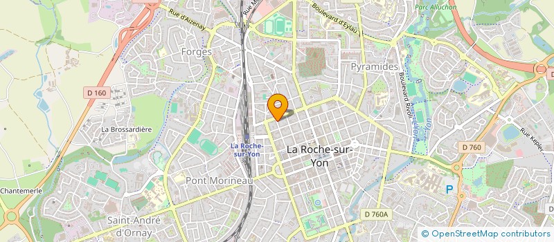 localisation de l'entreprise AG TANCHET  LA ROCHE-SUR-YON