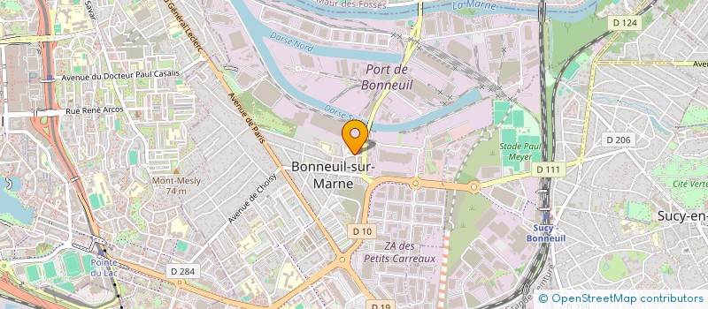 localisation de l'entreprise AG TIMES à BONNEUIL-SUR-MARNE