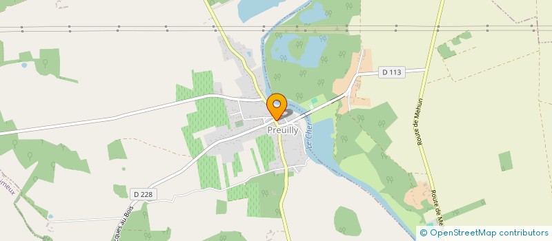 localisation de l'entreprise AG TOITURE  PREUILLY