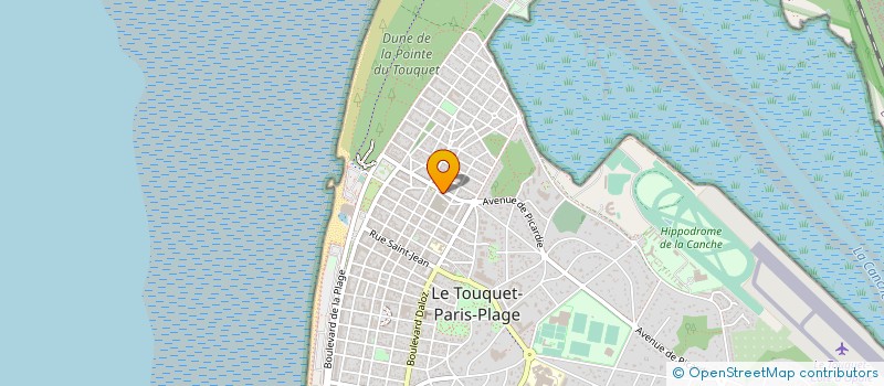 localisation de l'entreprise AG TOUQUET à LE TOUQUET-PARIS-PLAGE