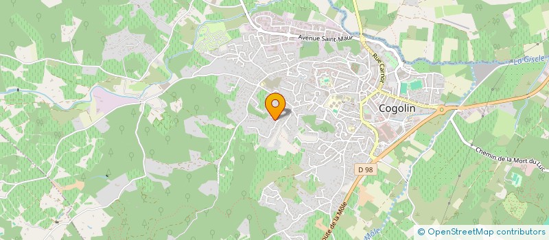 localisation de l'entreprise AG TRANSFERT à COGOLIN