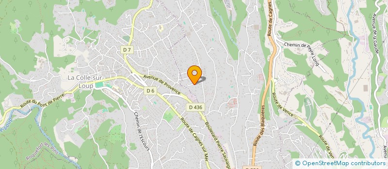 localisation de l'entreprise AG ULTRACREATION INVEST à SAINT-PAUL-DE-VENCE