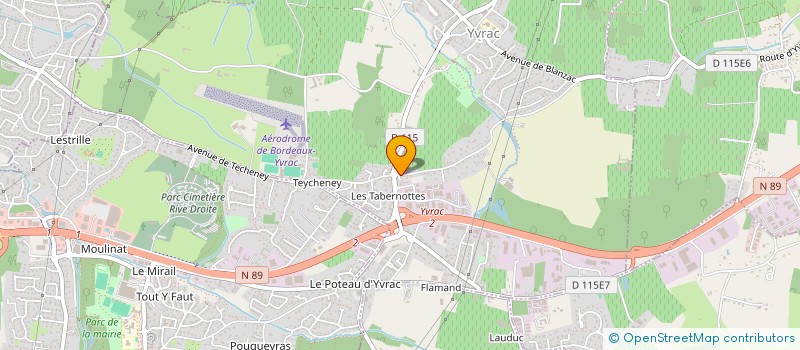 localisation de l'entreprise AG YVRAC  YVRAC