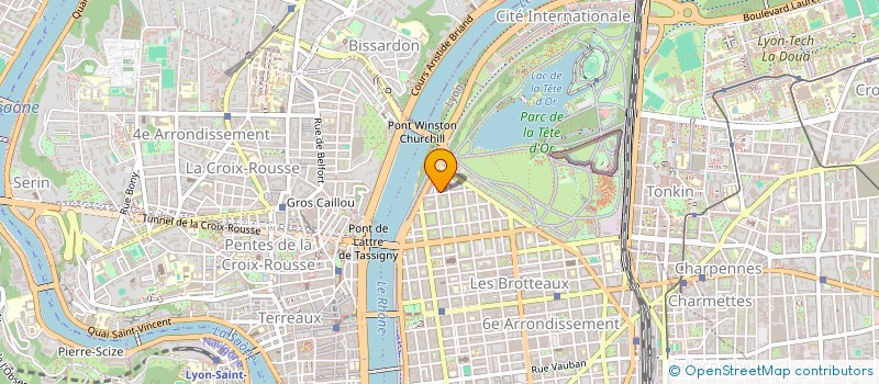 localisation de l'entreprise AG1  LYON 6EME