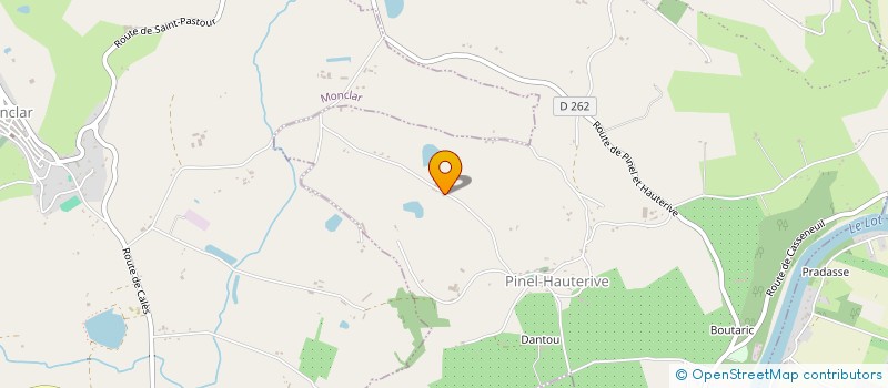 localisation de l'entreprise AG1  PINEL-HAUTERIVE