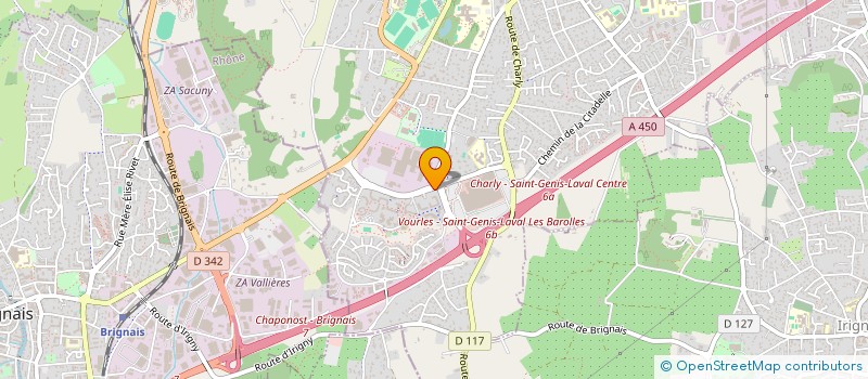 localisation de l'entreprise AG1  SAINT-GENIS-LAVAL