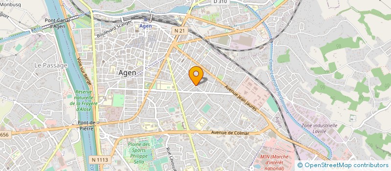localisation de l'entreprise AG1 BE METHODES à AGEN