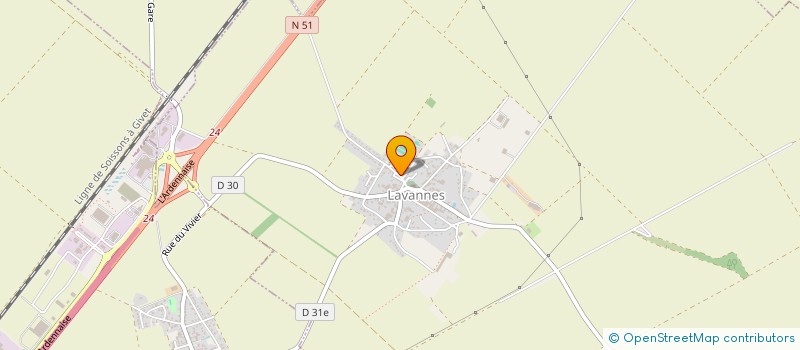 localisation de l'entreprise AG2  LAVANNES