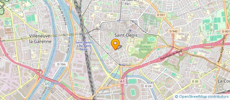 localisation de l'entreprise AG2 ENGINEERING & ARCHITECTURE  SAINT-DENIS