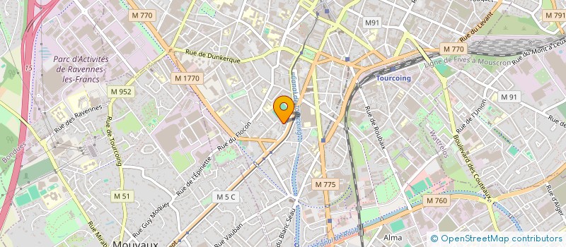 localisation de l'entreprise AG2 INTERNATIONAL  TOURCOING