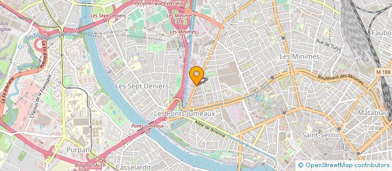 localisation de l'entreprise AG2 SAS à TOULOUSE