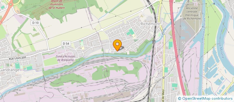 localisation de l'entreprise AG23  RICHEMONT