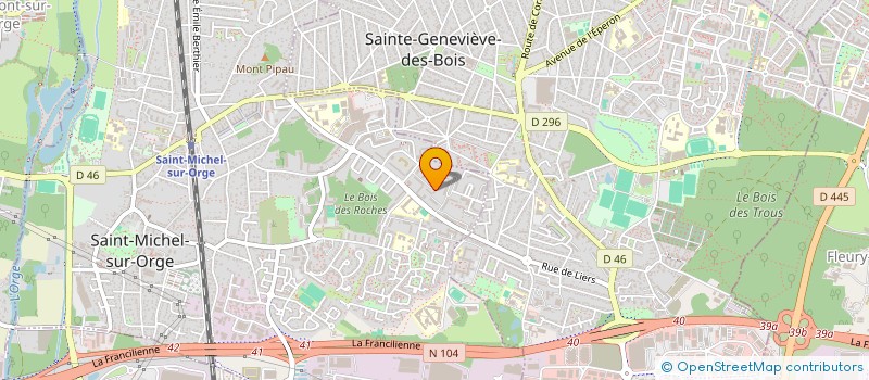 localisation de l'entreprise AG2C à SAINT-MICHEL-SUR-ORGE