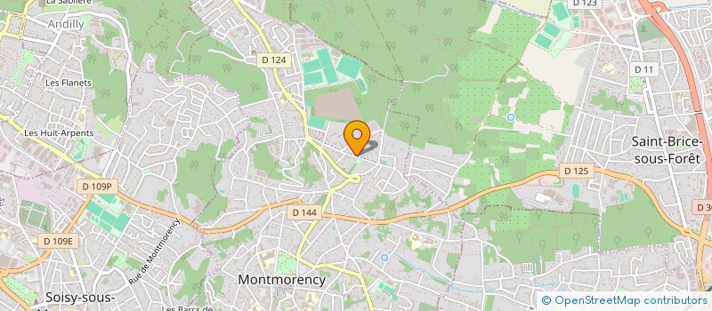 localisation de l'entreprise AG2E CONSEIL à MONTMORENCY