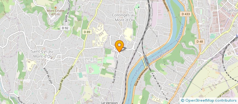 localisation de l'entreprise AG2LG  COLLONGES-AU-MONT-D'OR