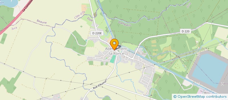 localisation de l'entreprise AG2M  ABERGEMENT-LA-RONCE