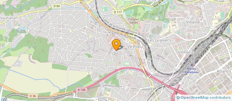 localisation de l'entreprise AG2M GESTION à MASSY