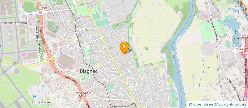 localisation de l'entreprise AG2M2  TOULOUSE