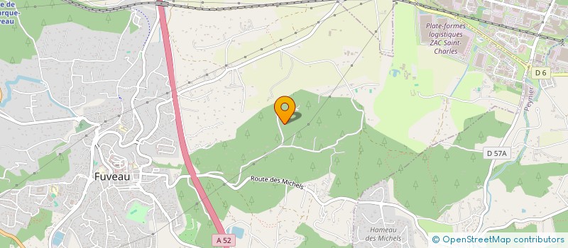 localisation de l'entreprise AG2N GESTION  FUVEAU