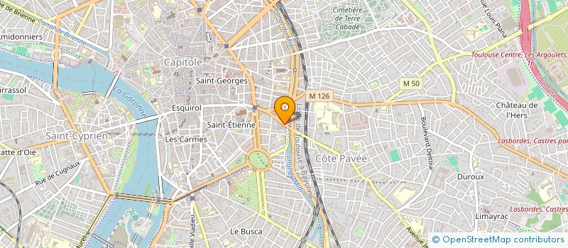 localisation de l'entreprise AG2P  TOULOUSE