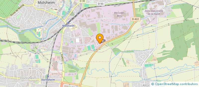 localisation de l'entreprise AG2S CONCEPT  MOLSHEIM