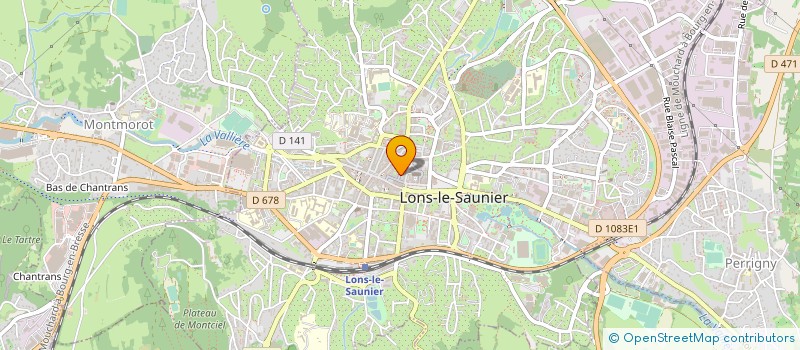 localisation de l'entreprise AG3 CONSTRUCTIONS à LONS-LE-SAUNIER
