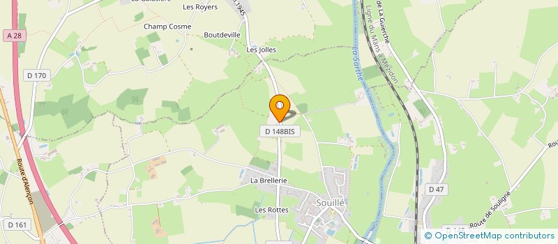 localisation de l'entreprise AG3 MOTORS  SOUILLE