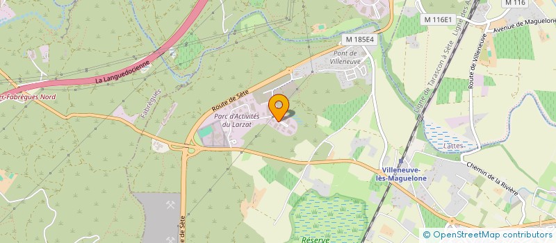 localisation de l'entreprise AG3M  VILLENEUVE-LES-MAGUELONE